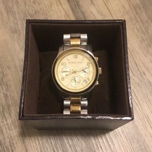 Michael Kors Boyfriend 2-tone Gold/Silver Watch